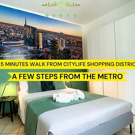 Elegant Citylife Apartment- Metro Access - Double Rooms Milan Exterior photo